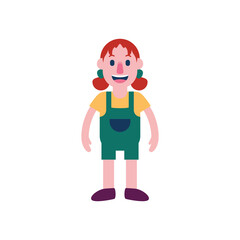 Isolated person woman people ethnicity icon - Vector