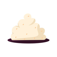 Isolated mexican food dough icon - Vector illustration