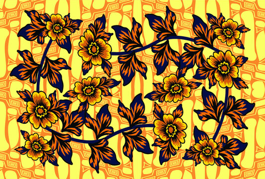 Indonesian batik motifs with a very distinctive, and exclusive. suitable for various functions, vector eps 10