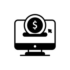Digital Pay Vector Style Icon. EPS 10 