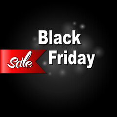 Black Friday sale - holiday shopping concept