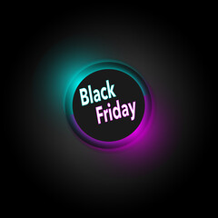Black Friday background. Vector illustration.