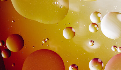 Abstract molecule sctructure. water drops on glass. background with particles. water drops on the window