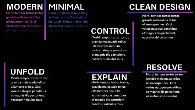 Modern Minimal Fold Out Explainer