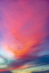 abstract colorful clouds