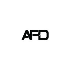 Obraz premium apd letter original monogram logo design