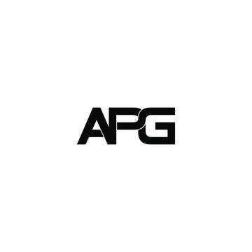 apg letter original monogram logo design