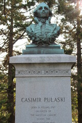 statue of a person in a cemetery