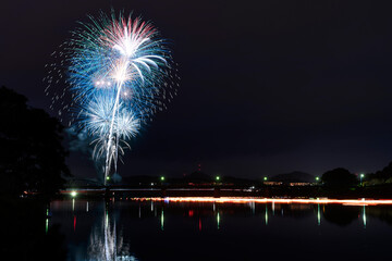 あやべ水無月まつり　灯篭流し　花火大会