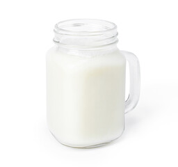 bottle of milk isolated