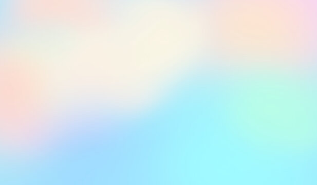 Abstract Soft Cloud Background In Pastel Color Gradation.