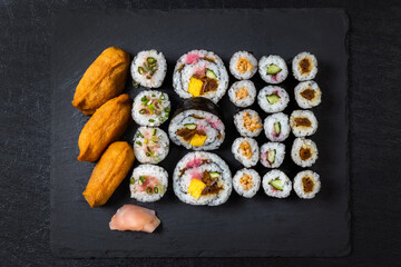 巻き寿司 Rolled sushi 