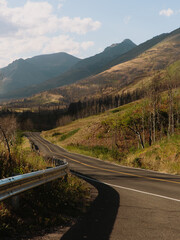 Red Rock Canyon Road Waterton Lakes National Park, Alberta, Canada
