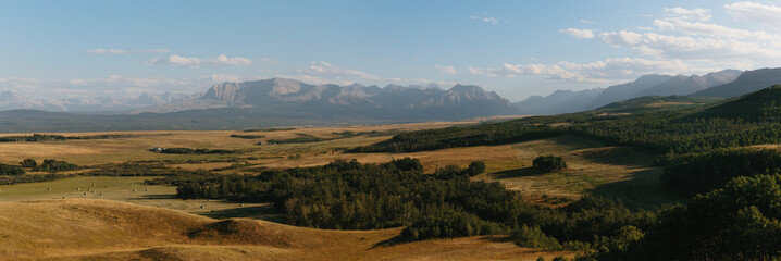 Farming near Waterton Lakes National Park, Alberta, Canada
