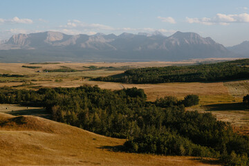 Farming near Waterton Lakes National Park, Alberta, Canada
