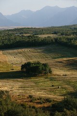 Farming near Waterton Lakes National Park, Alberta, Canada
