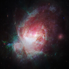 Fototapeta na wymiar Nebula an interstellar cloud of star dust. Elements of this image furnished by NASA