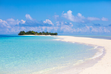 Tropical beach. Exotic island.