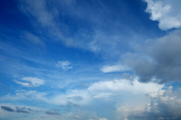 Obraz premium blue sky with clouds