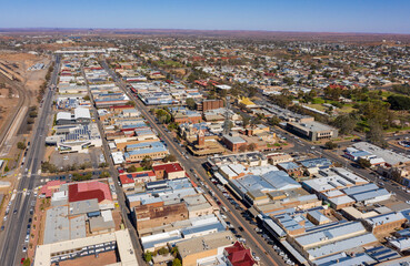 The outback mining town of  Broken hill in the far west of New South Wales, Australia.