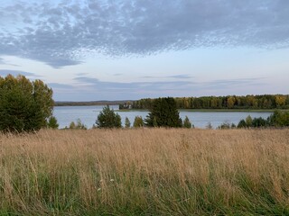 landscape with a lake