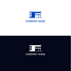 building estate logo brand template vector