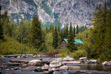 mountain river in the mountains