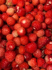 background of raspberries