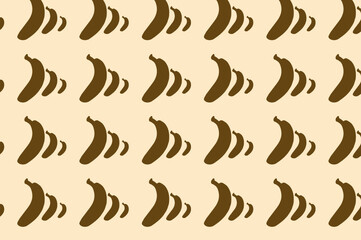 Simple banana pattern, perfect when you use for backgrounds and wallpapers