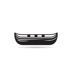 gondola icon vector on white background