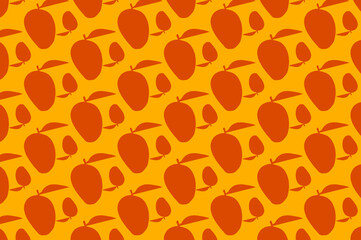 Unique mango pattern design, perfect if you use it for backgrounds and wallpapers