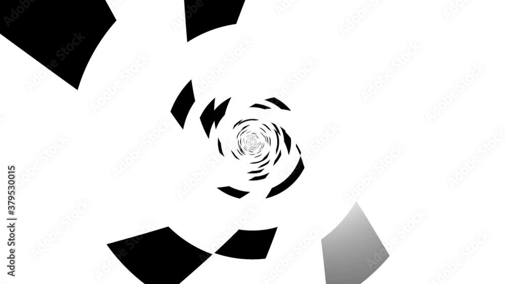 Aufkleber tunnel of mask blocks planes segmented pipe