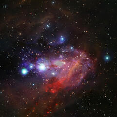 Fototapeta na wymiar Galaxy stars. Elements of this image furnished by NASA