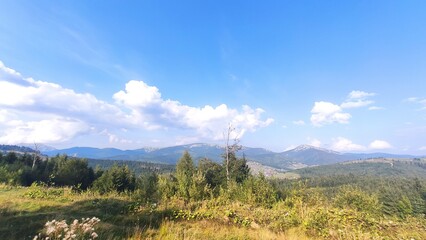 panorama of the mountains