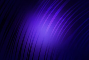 Dark Purple vector background with wry lines.