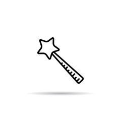 magic wand icon vector illustration