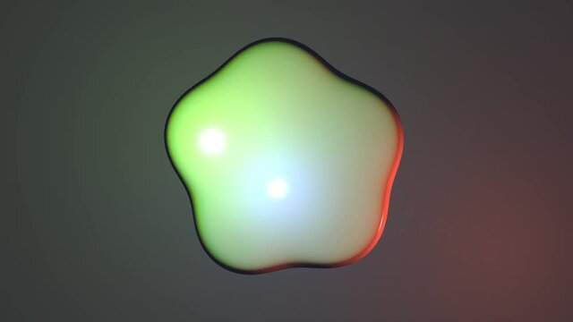 Bouncing Ball Forms Amorphous Blob
