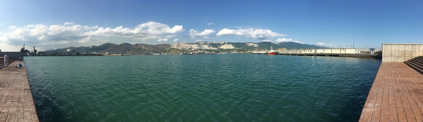 Fototapeta premium view from the pier