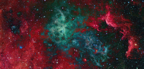 Endless universe. Elements of this image furnished by NASA