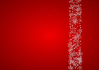 Christmas and New Year snowflakes