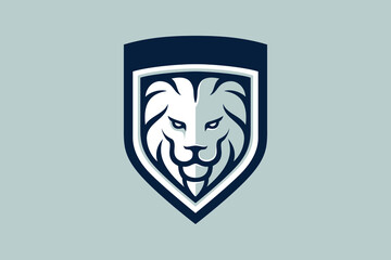 Lion Head Within the Shield