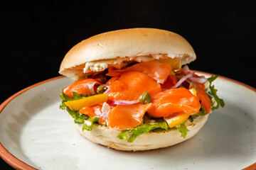 ベーグル　パン　 Bagel Sandwich