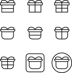 element set of gift boxes for web