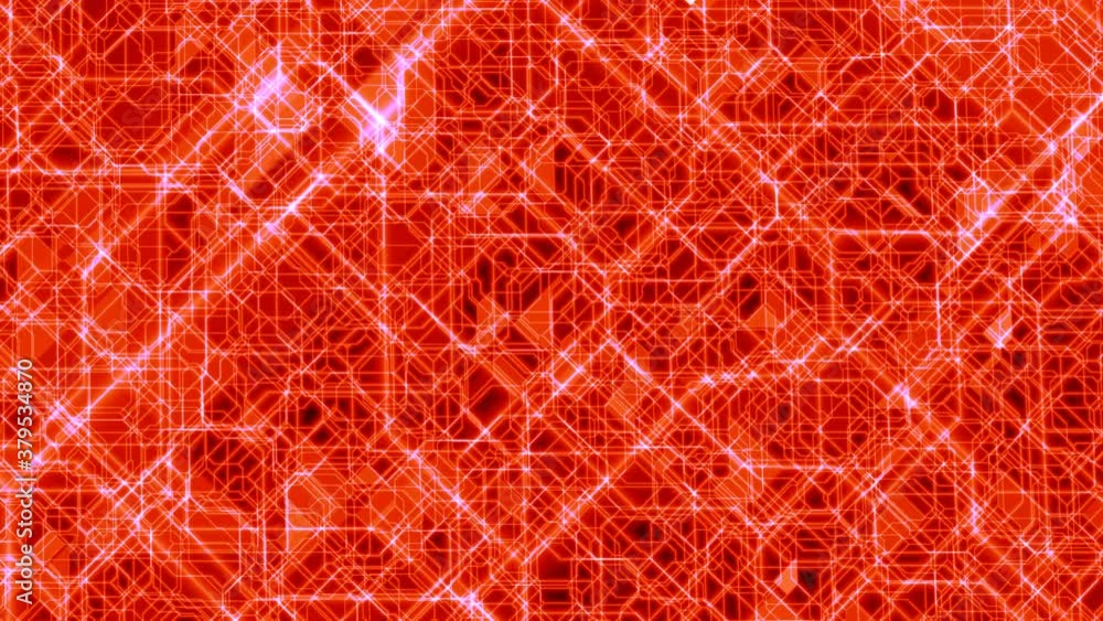 Poster zooming out to reveal a network grid of bright connections for hacking overlay