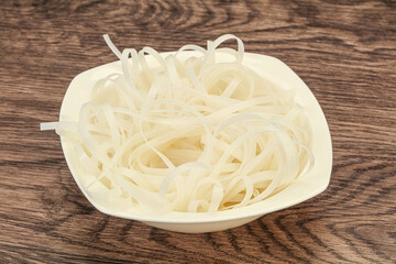 Boiled rice noodle for cooking