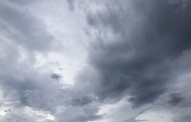 Fototapeta premium Background of dark clouds before a thunder-storm