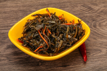 Seaweed cabbage with carrot and sesame