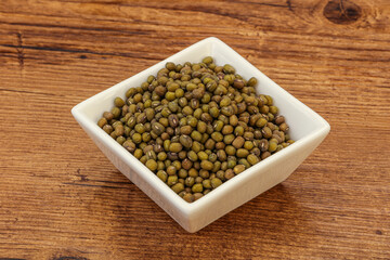 Vegetarian cuisine - dry green lentil