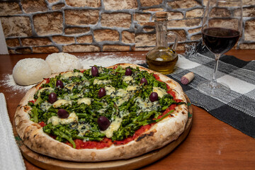 Pizza broccoli