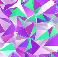 3d Triangles, abstract  background. Design wallpaper.